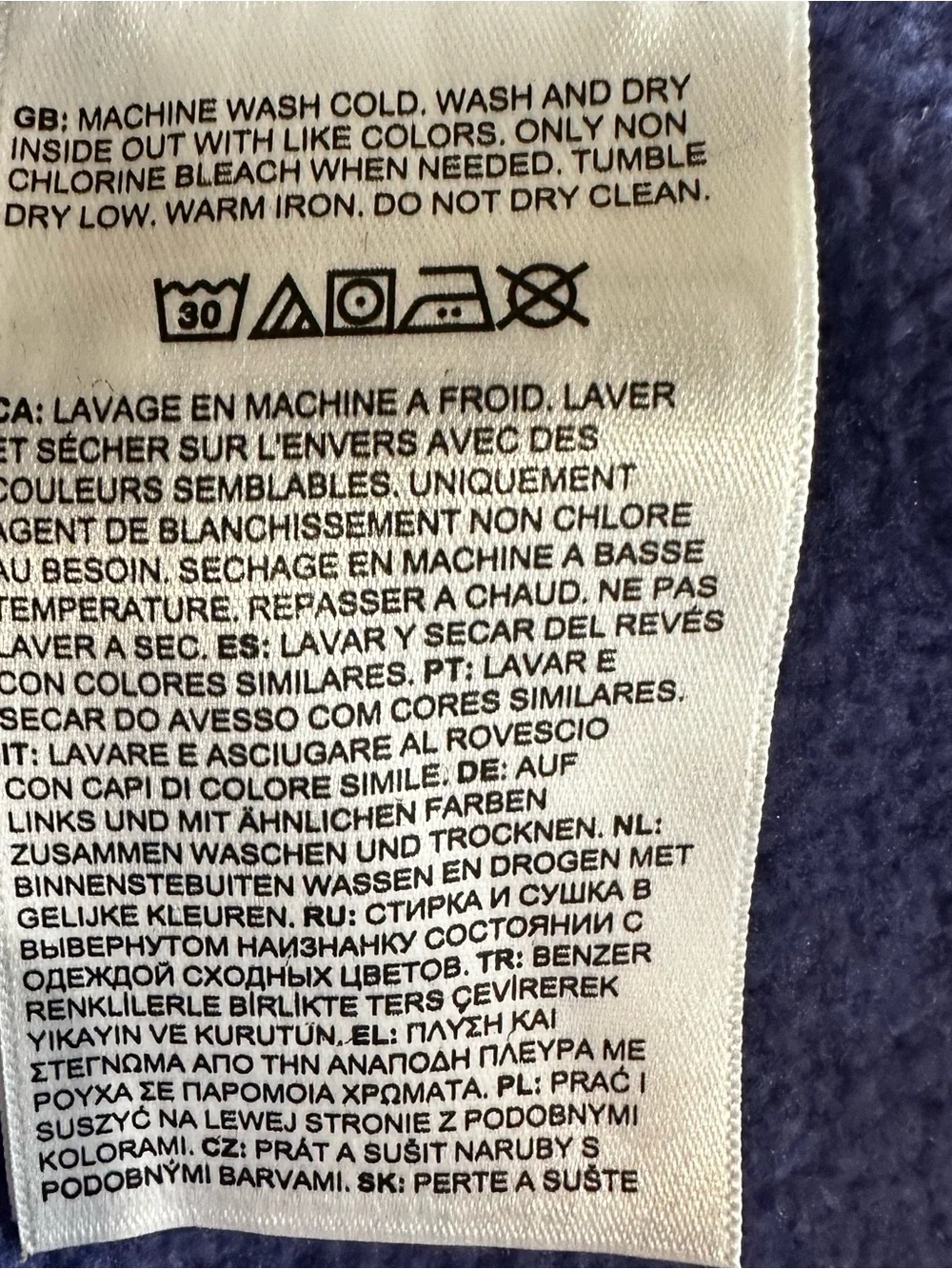 The North Face Places We Love Crewneck Sweatshirt Men’s Small Purple Graphic
